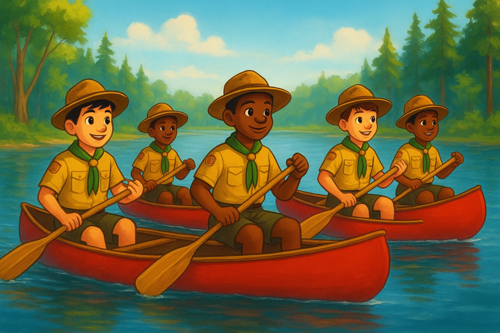 img scouts canoeing